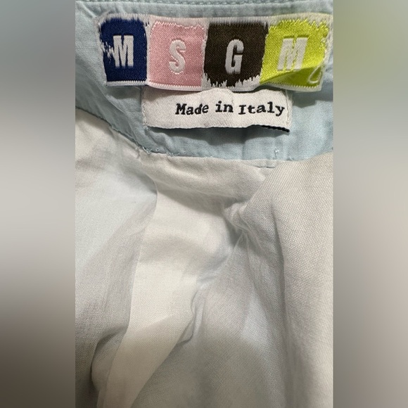 MSGM A-Line Skirt with Yellow Pineapple Print - Picture 2 of 3